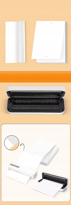 PRZENOŚNA TERMICZNA DRUKARKA A4 NETUM DO DOKUMENTÓW, ZDJĘĆ, ETYKIET, TATUAŻ