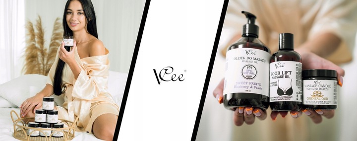 Olejek do MASAŻU TWARZY VCee BRZOSKWINIOWY 100 ML Z ATOMIZEREM