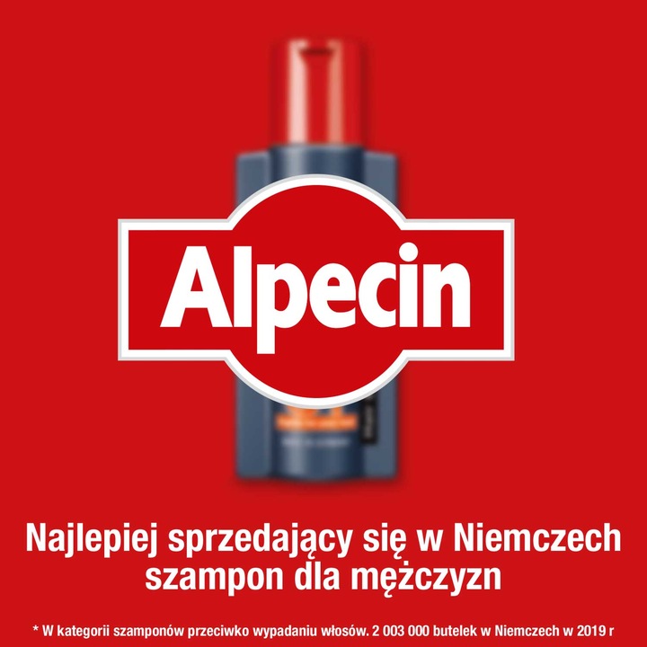 Alpecin Coffein Shampoo C1 250 ml dla mężczyzn Szampon do włosów