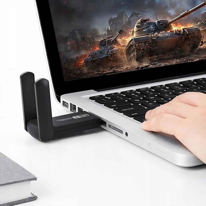 KARTA SIECIOWA WIFI WI-FI ADAPTER USB 3.0 1300Mbps 5GHz 2 TRYBY AP