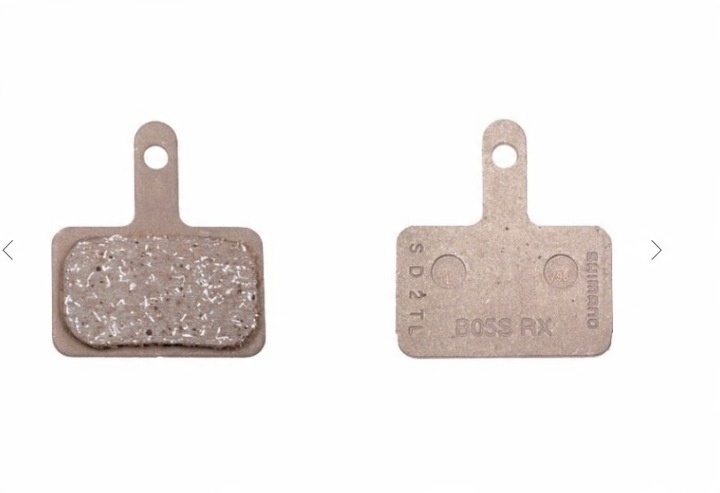 2 x Klocki hamulcowe organiczne Shimano B05S ORYGINAŁ zestaw P+T