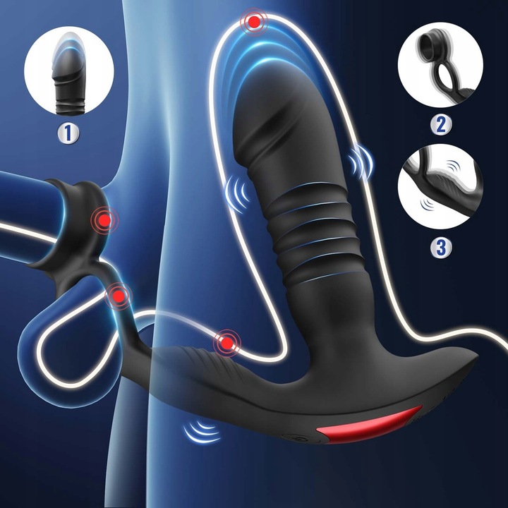 Zdalnie sterowany masażer prostaty z APP Sowiody