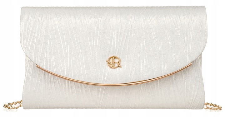 Kopertówka damska torebka wizytowa wieczorowa listonoszka z klapką Rovicky