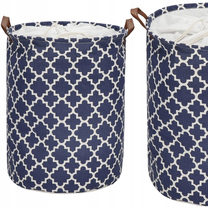 POJEMNIK KOSZ WOREK NA PRANIE UBRANIA ORGANIZER POJEMNY BARYŁKA SKŁADANY XL