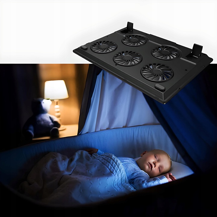 PODSTAWKA PODKŁADKA CHŁODZĄCA POD LAPTOPA NOTEBOOKA PODŚWIETLENIE 12-17''