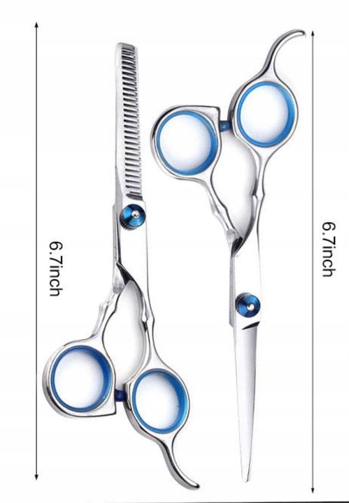Zestaw Fryzjerski Do Strzyżenia Profesjonalny Kompletny + PELERYNA ETUI