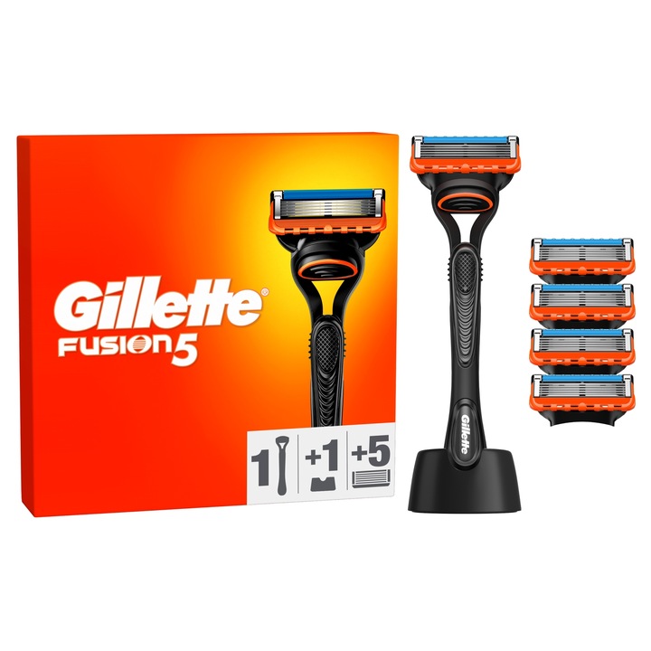 Gillette Fusion 5 Maszynka do golenia dla mężczyzn + 5 ostrzy