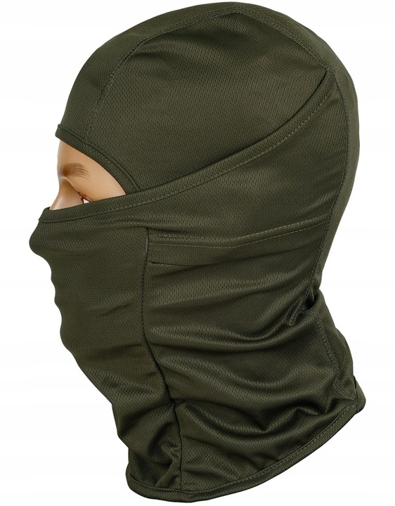 Kominiarka termoaktywna uniwersalna Mil-Tec Balaclava pod kask olive
