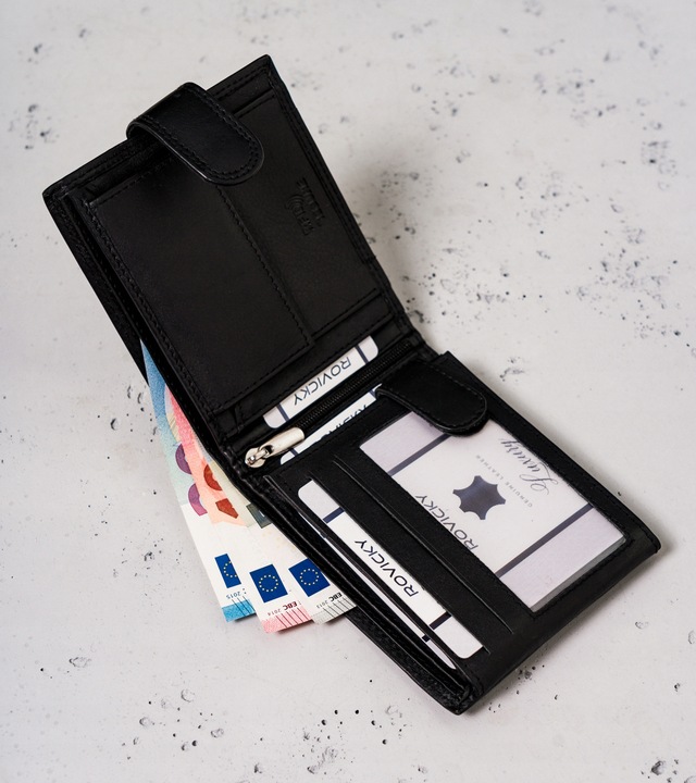 Always Wild pojemny męski portfel skórzany z RFID