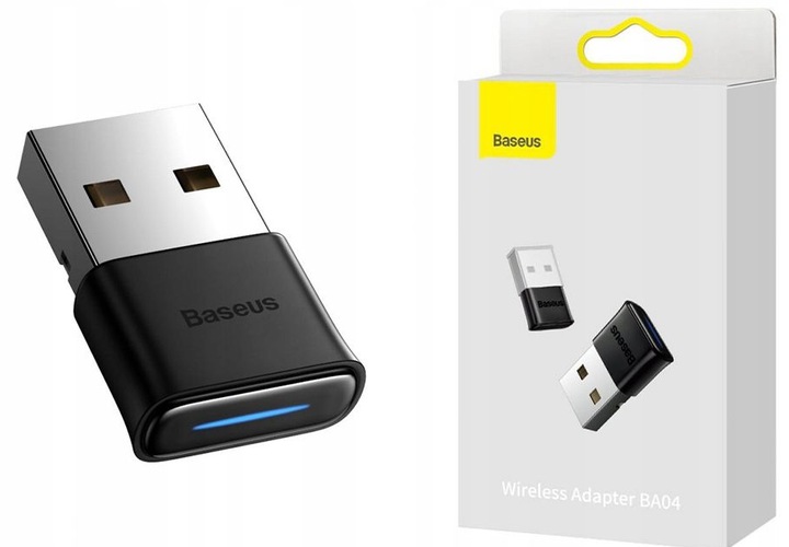 ADAPTER USB BLUETOOTH 5.1 BASEUS MINI ODBIORNIK NADAJNIK DO KOMPUTERA