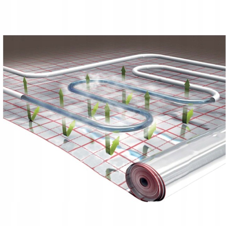 V-TERM FOLIA do PODŁOGÓWKI 120 mk OGRZEWANIA PODŁOGOWEGO 50 m MOCNA GRUBA!