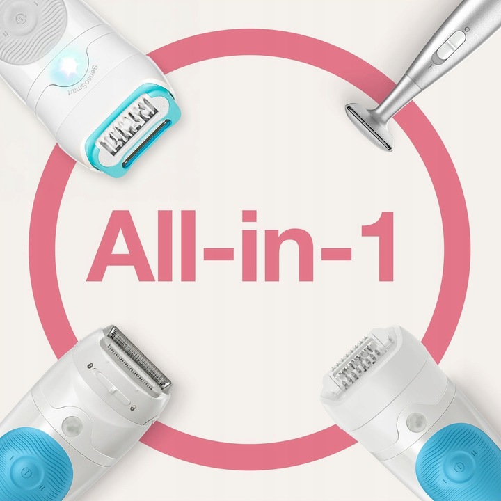 DEPILATOR BRAUN Silk-epil 5 5/810 SensoSmart+ GOLARKA DAMSKA+ TRYMER