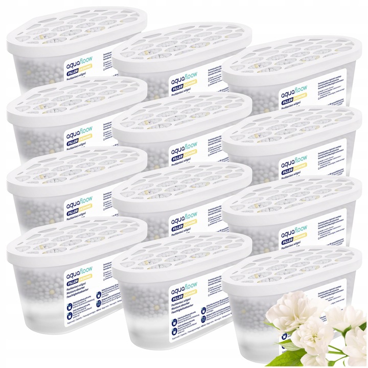 12x pochłaniacz wilgoci osuszacz na wilgoć jaśminowy 400 ml AquaFloow