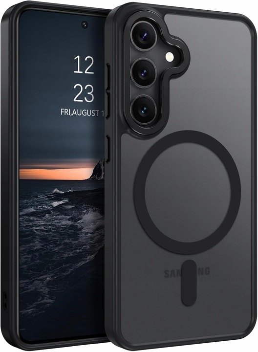 Etui do SAMSUNG S24 FE 5G do MagSafe Szkło z czytnikiem linii papilarnych