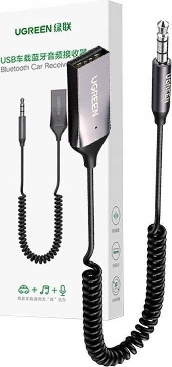 Adapter bluetooth Ugreen Odbiornik samochodowy Bluetooth UGREEN 70601B