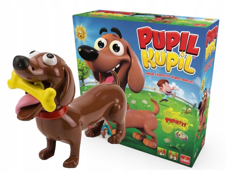 GRA EDUKACYJNA PUPIL KUPIL zabawna gra dla dzieci +4 lata