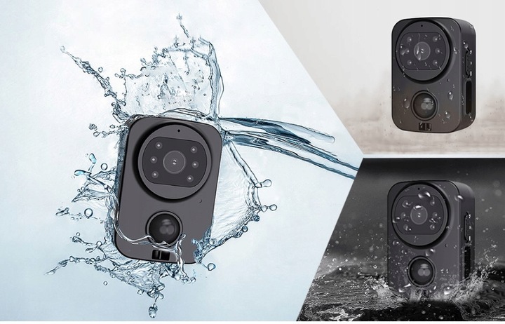 ZEWNĘTRZNA MINI KAMERA Z DETEKCJĄ RUCHU + TRYB NOCNY, BATERIA 1200mAh,