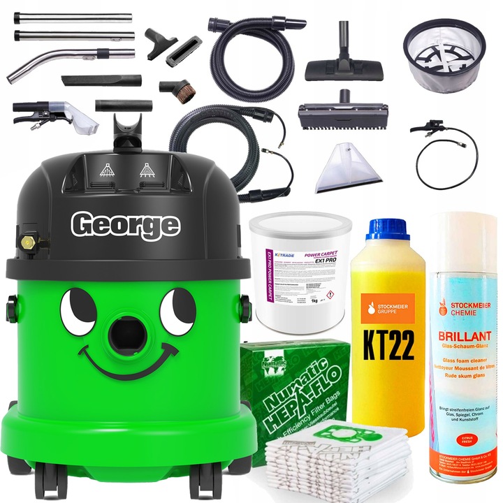 MOCNY ODKURZACZ PIORĄCY NUMATIC GVE370-2 GEORGE GVE 370 4w1 do ekstrakcji