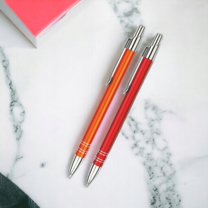 Długopis metalowy reklamowy BOND z logo tekstem 50szt długopisy nadruk