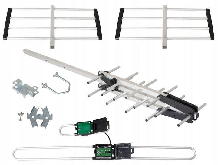 ANTENA DVBT2 DO TV NAZIEMNEJ KIERUNKOWA ZEWNĘTRZNA COMBO MUX8 4K LTE MOCNA