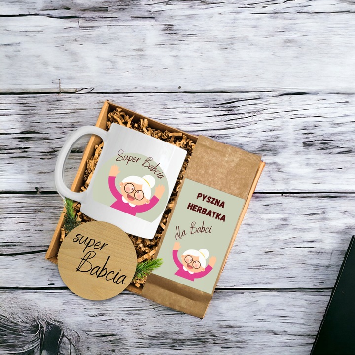 PREZENT NA DZIEŃ BABCI I DZIADKA zestaw
