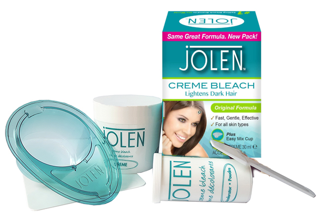 JOLEN ROZJAŚNIACZ DO WŁOSKÓW WŁOSÓW NA TWARZY BRWI CIELE RĘKACH WĄSIKA