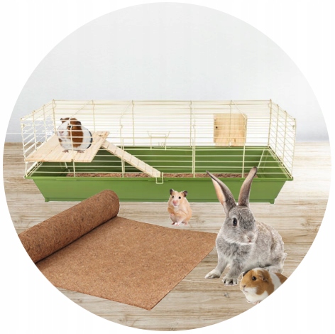 MATA KOKOSOWA PODŁOŻE JAK ŻWIREK DO KLATKA KOJEC DLA KRÓLIKA GRYZONI XL