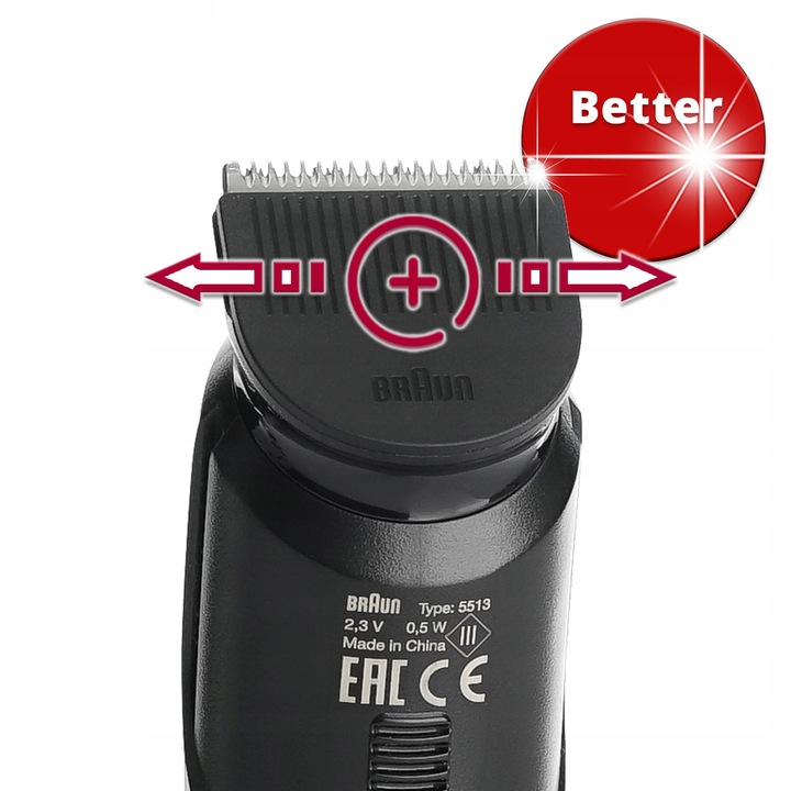 Braun Series 3 : Maszynka do włosów, Trymer, Golarka - Wszystko w jednym HQ