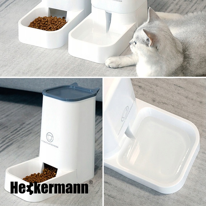 PODAJNIK WODY I KARMY AUTOMATYCZNA MISKA DLA KOTA I PSA DOZOWNIK POIDŁO