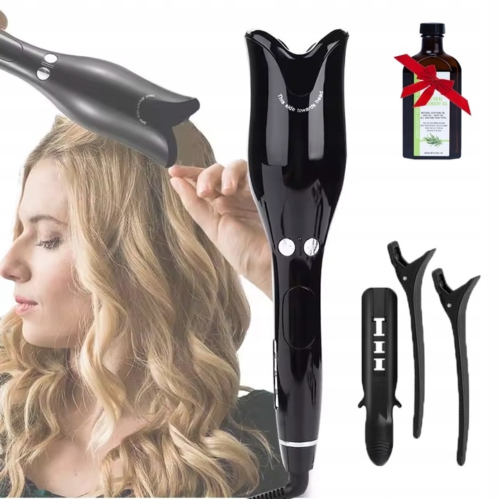 Lokówka automatyczna do stylizacji kręcenia włosów GRZEBIEŃ 2XSPINKA