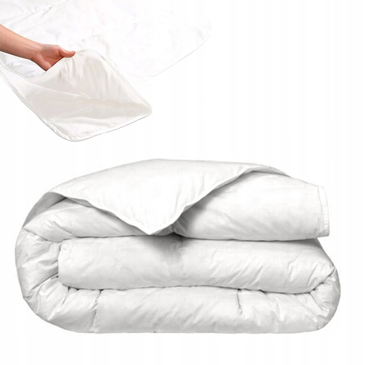 KOŁDRA CAŁOROCZNA ANTYALERGICZNA 140x200 cm MIĘKKA POSZYCIE POLICOTTON