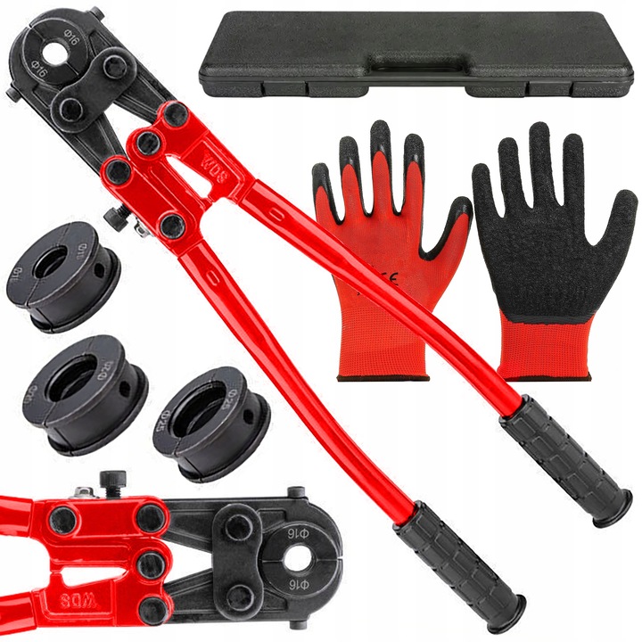 ZACISKARKA DO RUR PEX PRASA HYDRAULICZNA 16 20 26 mm SZCZYPCE