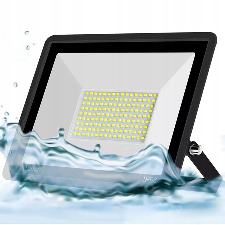 HALOGEN LED NAŚWIETLACZ LAMPA 100W REFLEKTOR SZKŁO HARTOWANE 9000lm