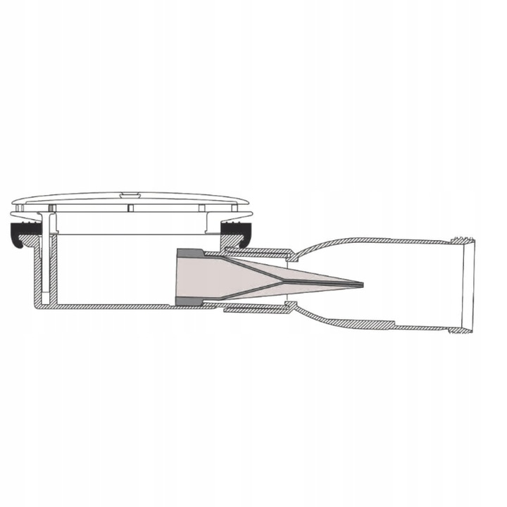 Membrana do syfonu brodzikowego Radaway R400 slim, Wirquin