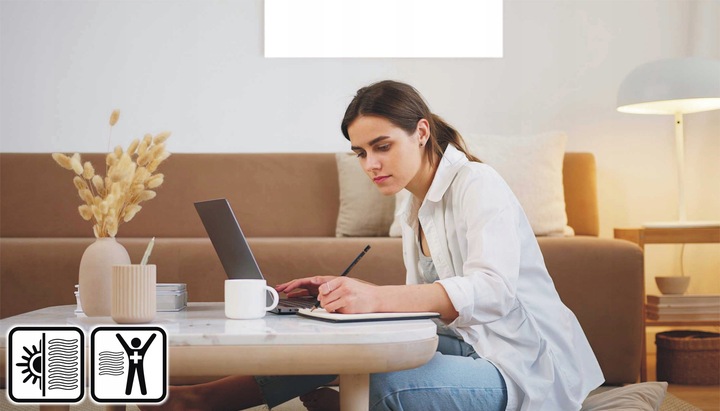 grzejnik elektryczny na podczerwień 770W promiennik panel WERTBERG IR