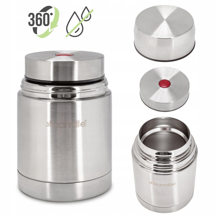 TERMOS OBIADOWY na ZUPĘ OBIAD pojemnik MENAŻKA lunch box KAMILLE 0,5 l