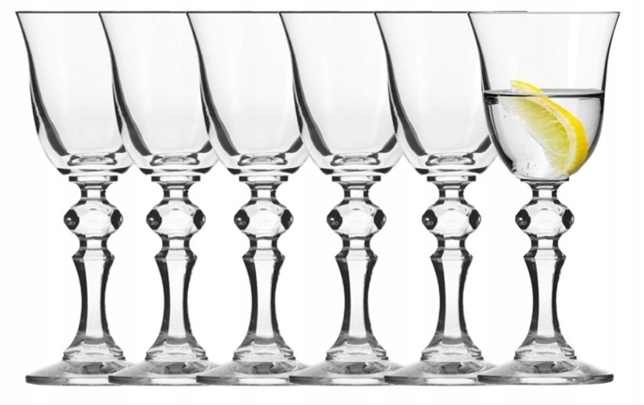 Kieliszki KRISTA do wódki 50ml komplet 6szt KROSNO