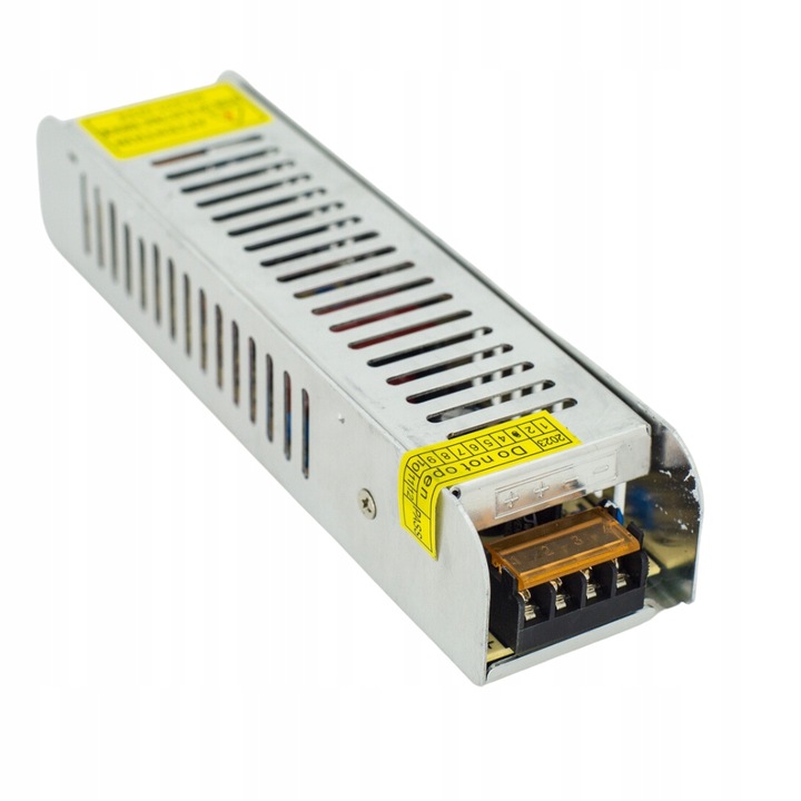 Zasilacz LED 12V 200W 17A Do Taśmy Slim Montażowy Modułowy Przemysłowy