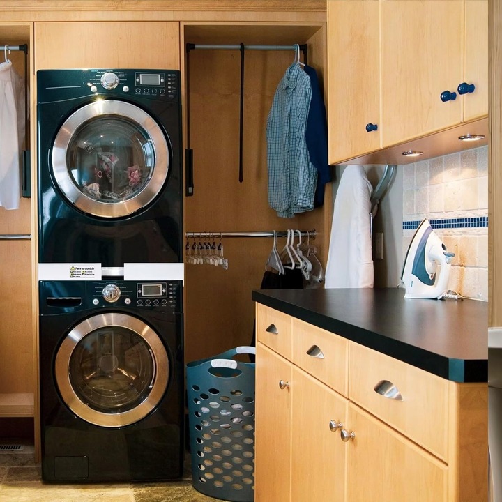 Łącznik Pralki z Suszarką Uniwersalny NIUXX Regulowany rozmiar 46-66 cm Pas