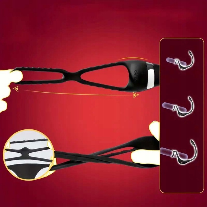 Wibrujące Pierścienie na Penisa Masażer Prostaty