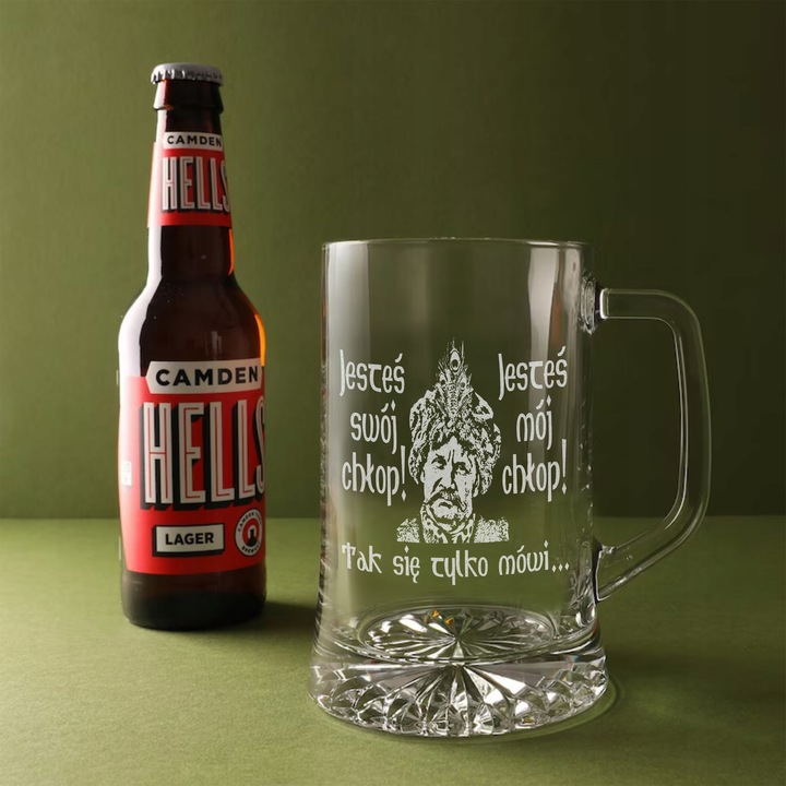 KUFEL DO PIWA JESTEŚ SWÓJ CHŁOP MÓJ CHŁOP JAN PAWEŁ 1670 NA DZIEŃ CHŁOPAKA