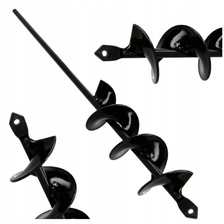 Świder Wiertło Wiertnica do Ziemi sadzenia cebulek palików fi 5cm HEX