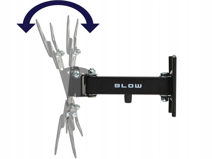 MOCNY UCHWYT ŚCIENNY REGULOWANY WIESZAK TV MONITORA TELEWIZORA LCD