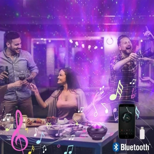 PROJEKTOR GWIAZD LAMPKA NOCNA RZUTNIK LED DO SYPIALNI DLA DZIECI NA PREZENT