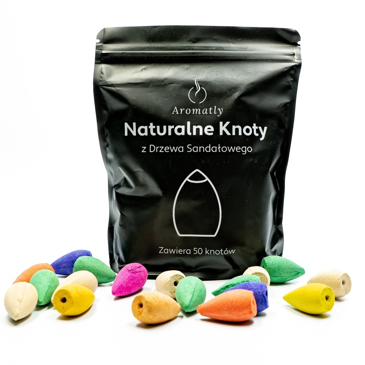 Knoty do kadzidła płynącego Aromatly - 50szt