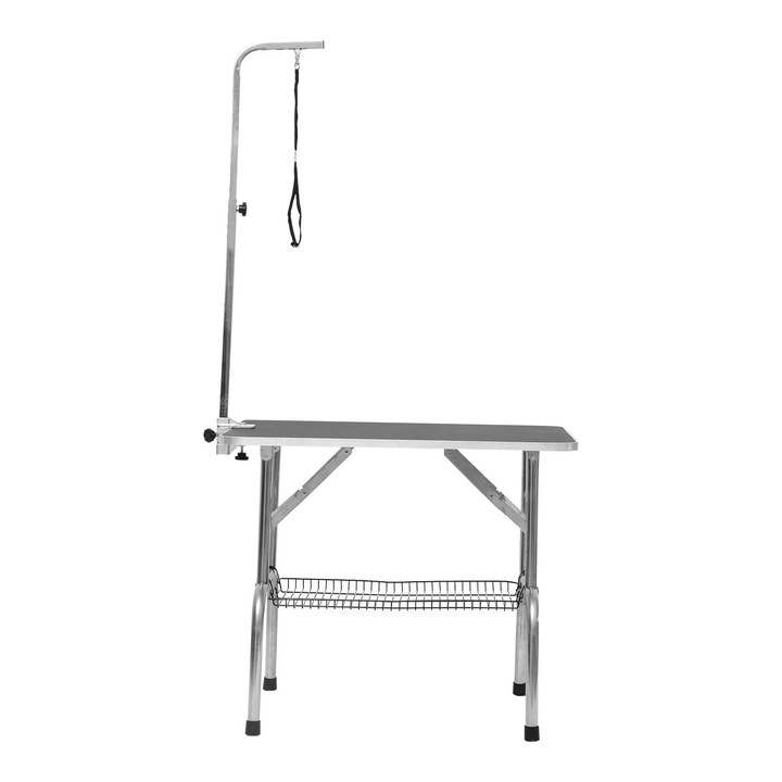 STÓŁ TRYMERSKI GROOMERSKI kosz PawHut czarny