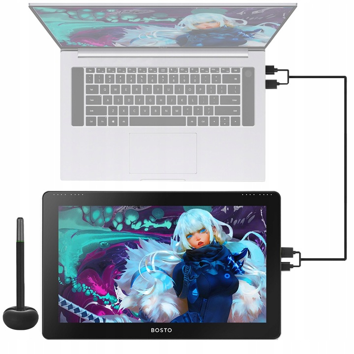Tablet graficzny BOSTO 16HD 15.6'' LCD z piórem