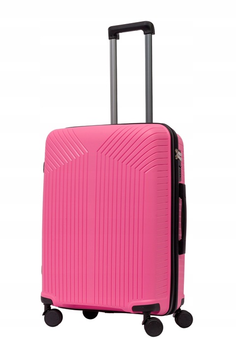 Wytrzymała Walizka Rozmiar Średni 65L Polipropylen 4 Koła Bagaż