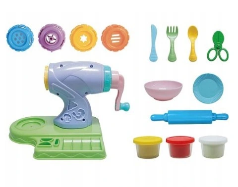 SMILY PLAY Duży zestaw kreatywny ciastolin makaron