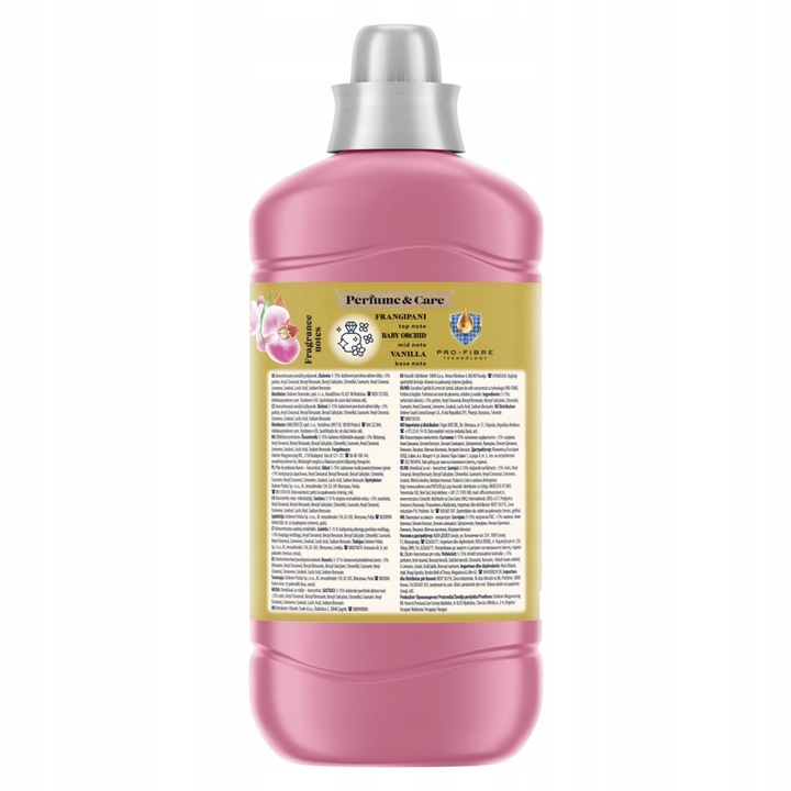 Coccolino Płyn do płukania tkanin ubrań Perfume&Care MIX 4x1275 ml